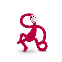 Matchstick Monkey Dancing Monkey Teether - Rubin Red