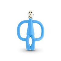 Matchstick Monkey Teething Toy and Gel Applicator - Baby Blue