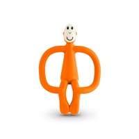 Matchstick Monkey Teething Toy and Gel Applicator - Orange