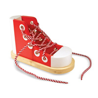 Melissa & Doug Wooden Lacing Shoe