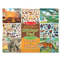 Melissa & Doug - Reusable Sticker Pad – Jungle & Savanna