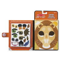 Melissa & Doug - On The Go - Reusable Stickers - Safari