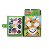 Melissa & Doug - On The Go - Reusable Stickers - Pets