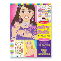 Melissa & Doug Jewellery & Nails Glitter Sticker Collection
