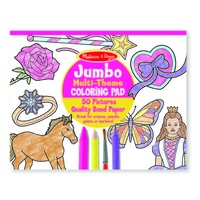 Melissa & Doug Jumbo Colouring Pad - Pink