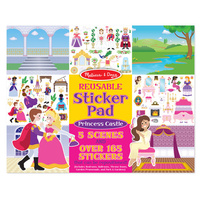 Melissa & Doug Reusable Stickers - Princess Castle