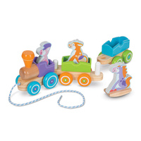 Melissa & Doug First Play Rocking Farm Animals Train