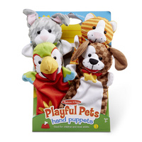 Melissa & Doug Hand Animal Puppets Playful Pets