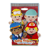 Melissa & Doug Jolly Helpers Hand Puppets