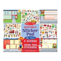 Melissa & Doug Reusable Sticker Pad - My Town