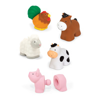 Melissa & Doug Pop Blocs Farm Animals Learning Toy