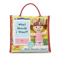 Melissa and Doug Soft Activity Book - What Should I Wear?