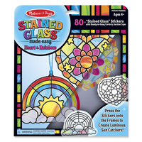 Melissa & Doug - Stained Glass Made Easy - Heart & Rainbow