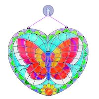 Melissa & Doug - Stained Glass Made Easy - Butterfly