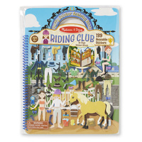 Melissa & Doug Reusable Puffy Sticker Deluxe - Riding Club