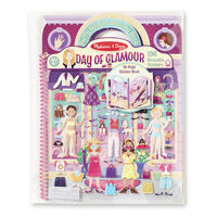 Melissa & Doug Reusable Puffy Sticker Deluxe - Day of Glamour