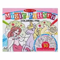 Melissa & Doug - Magic-Pattern Marker Colouring Pad - Pink