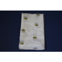 Baby Muslin Swaddle Wrap - Bumblebee