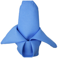 Wedding & Event Linen - Quality Polyester Napkins 50cm - Blue