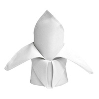 Wedding & Event Linen - Quality Polyester Napkins 50cm - White