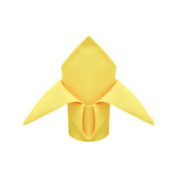 Wedding & Event Linen - Quality Polyester Napkins 50cm - Yellow