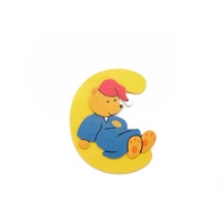 Kaper Kidz - Bear Letter C - Yellow