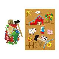 Kaper Kidz - Farm Tap-A-Shape in a Book Case