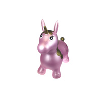 Bouncy Rider - Metalic Pink Unicorn **seconds**