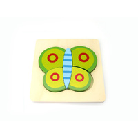Kaper Kidz - Wooden Butterfly Chunky Puzzle