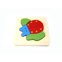 Kaper Kidz - Wooden Lady Bird Chunky Puzzle