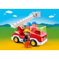 Playmobil - 1.2.3 Ladder Unit Fire Truck 6967