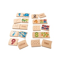 Plan Toys Wooden Tile Set Number 1-10