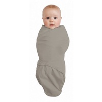 Baby Studio - Organic Swaddlepouch 0-3 months 1.0 TOG - Warm Grey - Small