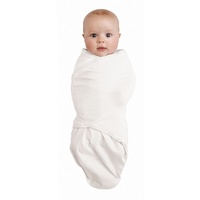 Baby Studio - Organic Swaddlepouch 0-3 months 1.0 TOG - Bright White - Small