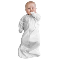 Baby Studio - Organic Cotton All in One Swaddle Bag 3-9 months - Bright White Large