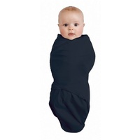 Baby Studio - Bamboo Swaddlewrap 0-3 months 0.2 TOG  Navy - Small