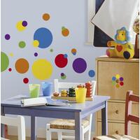 RoomMates Just Dots Primary Peel & Stick Wall Decal