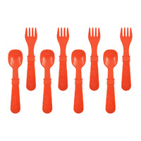 Re-Play Forks and Spoons (4 of each - No Retail Packaging) - Red
