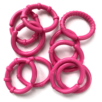 Re-Play Teether Links - Bright Pink