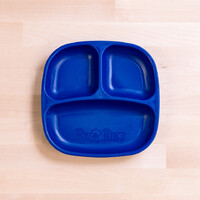 Re-Play Divided Plate - Navy Blue