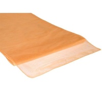 Wedding & Event Linen - Table Runner (Organza) - Peach