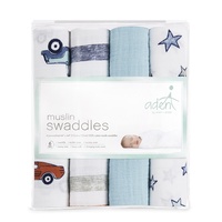 Aden Hit The Road Swaddles 4-pack by Aden+Anais