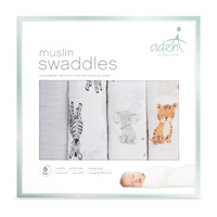 Aden Safari Babes Swaddles 4-pack by Aden+Anais