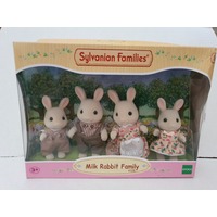 Sylvanian Families Milk Rabbit Family SF4108 - Damaged Packaging