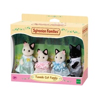 Sylvanian Families Tuxedo Cat Family SF5181