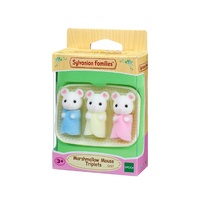 Sylvanian Families Marshmallow Mouse Triplets SF5337