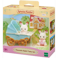 Sylvanian Families Chocolate Rabbit Twins Set V2 SF5432