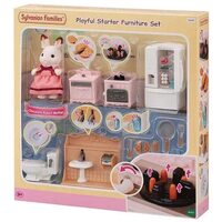 Sylvanian Families Playful Starter Furniture Set incl Chocolate Rabbit Mother SF5449