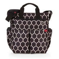 SKIP HOP Onyx Tile Duo Signature Diaper Bag Nappy Storage with changing mat pad