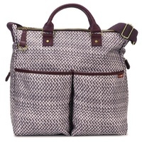 SKIP HOP Plum Duo Special Edition Diaper Bag Nappy Storage with changing mat pad